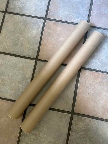 Photo of free 2 cardboard parcel tubes (Carnforth LA5) #1