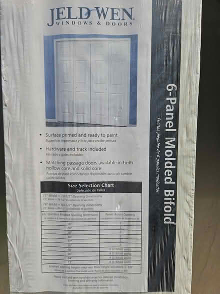 Photo of free Bifold closet doors X 4 (Beaver Falls) #2