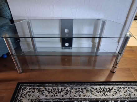 Photo of free Glass TV Stand (Llanllyfni LL54.) #1