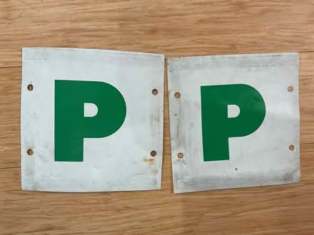 Photo of free P plates (Leamington Spa CV32) #1