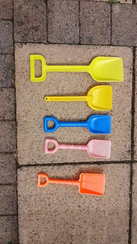Photo of free Small plastic spades (Lexden CO3) #1