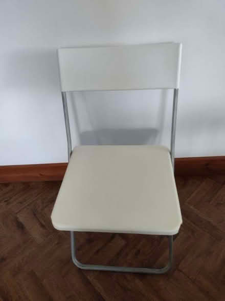 Photo of free IKEA JEFF White Folding Chair (Pokesdown BH5) #2