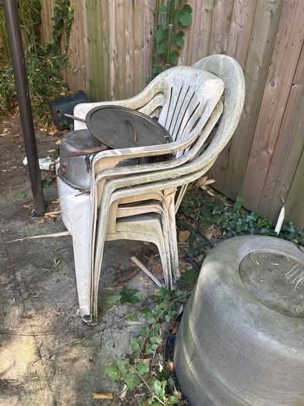 Photo of free Backyard chairs (Stuyvesant Heights) #3