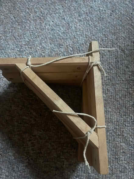 Photo of free Four Ikea Ekby Valter Pine Shelf Brackets (Whitley Bay NE26) #2