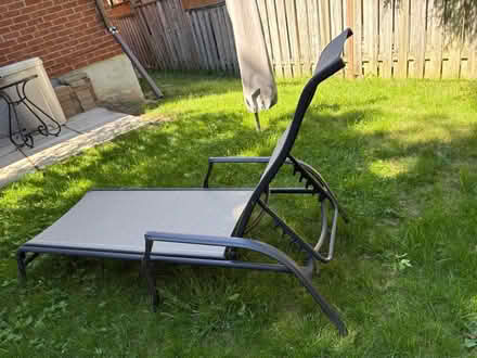 Photo of free Beige lounging chair (NW Aurora) #1