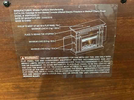 Photo of free Electric Fireplace (Gambrills, MD) #3