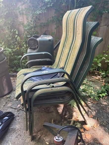 Photo of free Backyard chairs (Stuyvesant Heights) #2