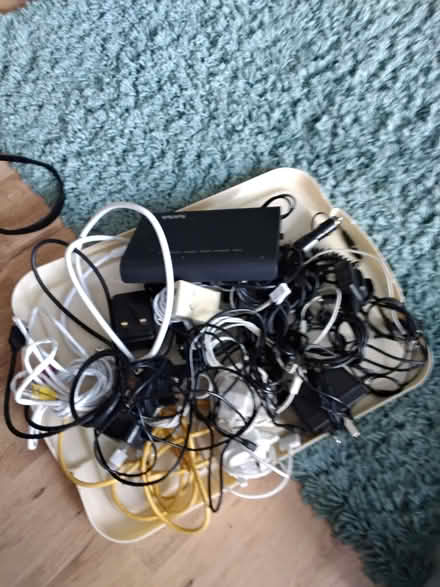 Photo of free Cables chargers and other bits (Carnforth LA5) #1