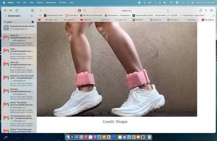 Photo of Ankle weights 1.5 or higher & Yoga Matt (Ebley GL5) #1
