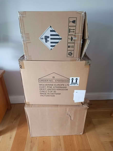 Photo of free 3 packing boxes (Netherfield, Kendal LA9) #1