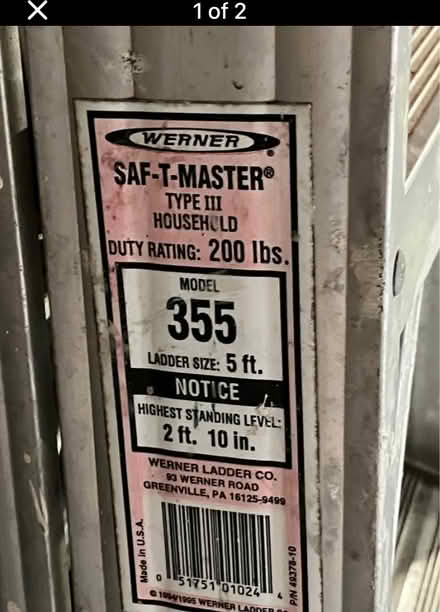 Photo of free Step Ladder (SE Massillon) #2