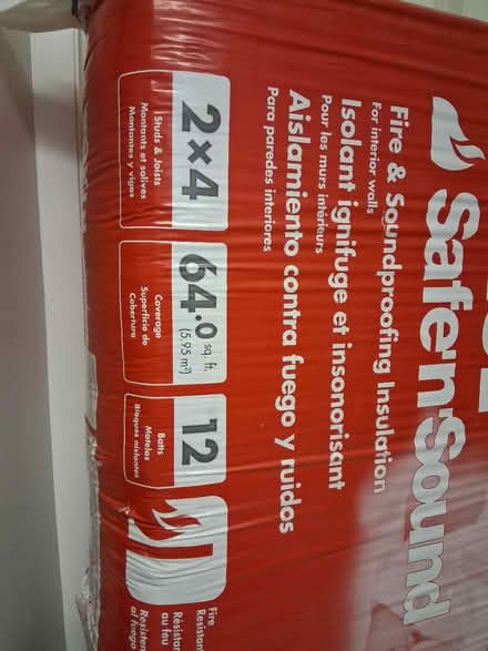 Photo of free Roxul Safe'n'Sound insulation (Oakwood Vaughan) #2
