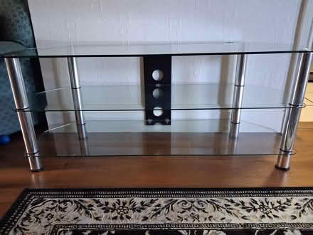 Photo of free Glass TV Stand (Llanllyfni LL54.) #2