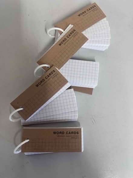 Photo of free Small grid word cards (Sunnyvale - Ponderosa Park) #1