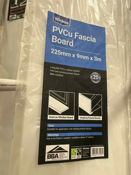 Photo of pvc facia board offcut (Bear Cross BH11) #1