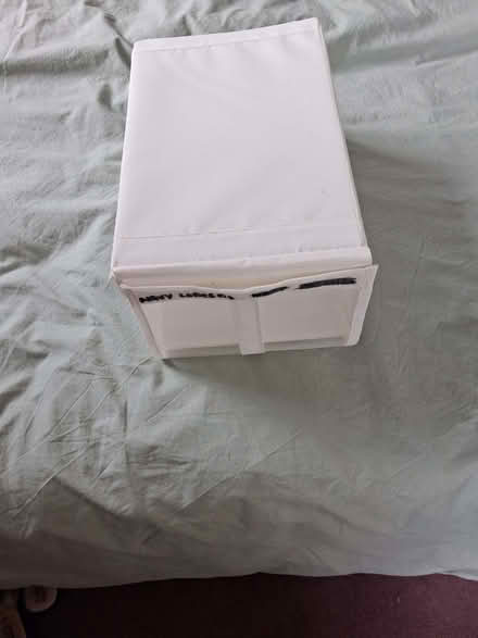 Photo of free Six Ikea collapsible shoe boxes (Dursley GL11) #1