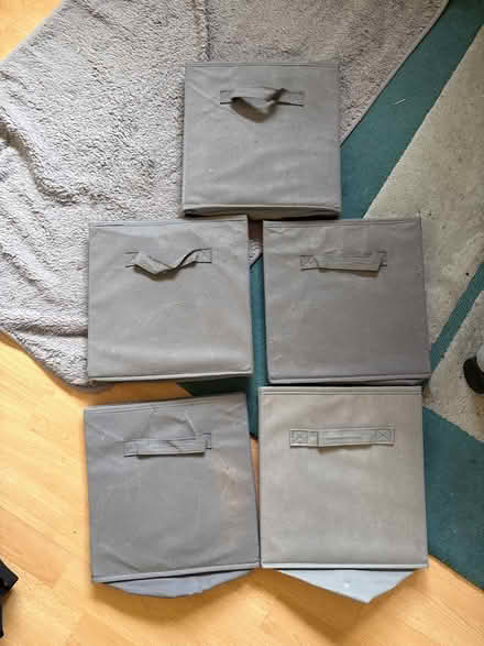 Photo of free 5 square fabric boxes (NE10) #1