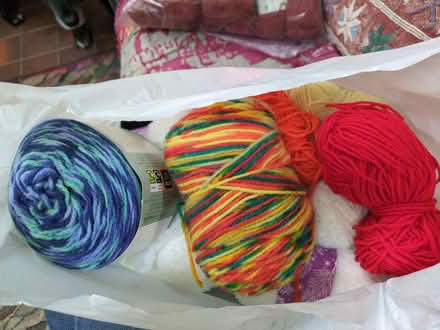 Photo of free mixed knitting yarn (Halton LA2) #1