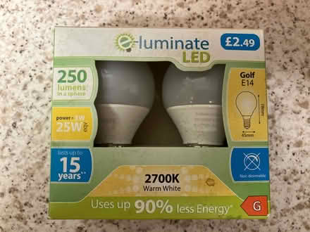Photo of free Golf E14 lightbulbs LED 25w equiv (Raynes park SW20) #1
