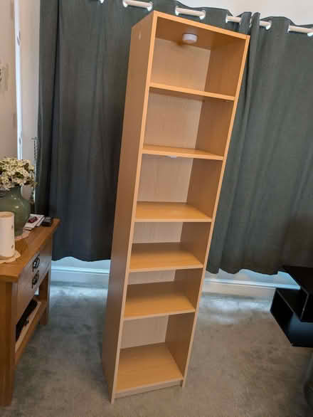 Photo of free Argos Home Maine Narrow Bookcase in Beech Effect (Bedwell SG1) #1