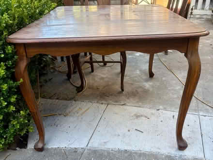 Photo of free Antique dining table & 4 chairs (Alameda) #1
