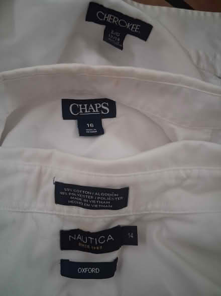 Photo of free 3 Youth White Long Sleeve Shirts (tramway/4 hills road) #1