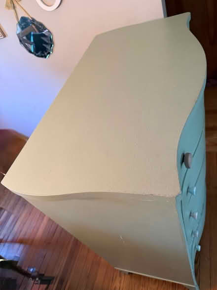 Photo of free Tall green wooden dresser (Griggstown) #2
