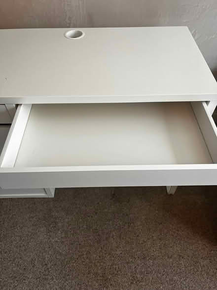 Photo of free IKEA white desk (L37 Formby) #3