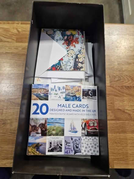 Photo of free Box of mixed greetings cards (Hindhead, Surrey) #1