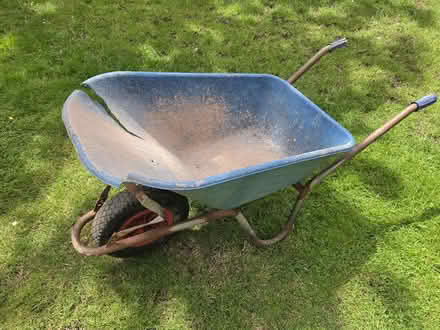 Photo of free Large Tatty Plastic Wheelbarrow (Blackhorse BS16) #1