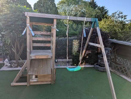 Photo of free Children's climbing frame and slide (Mile House TS19) #1