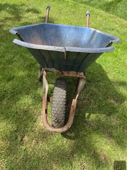 Photo of free Large Tatty Plastic Wheelbarrow (Blackhorse BS16) #3
