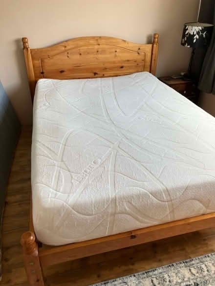 Photo of free Wooden double bed (Rusthall) #2