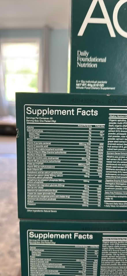 Photo of free AG-1 supplement (Tyngsboro-East) #2