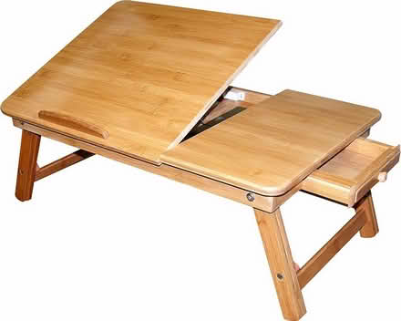 Photo of free Bamboo adjustable mini table (Malden Center) #1