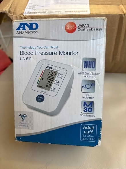 Photo of free Blood pressure monitor (Tilekiln TN38) #1