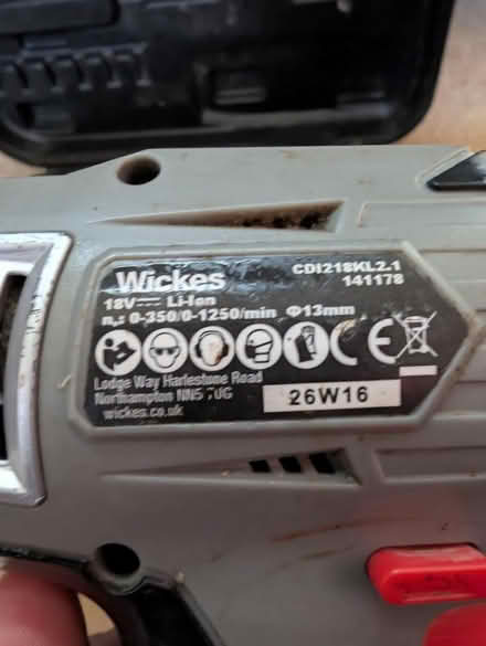 Photo of free Wickes cordless drill (Ockley) #4