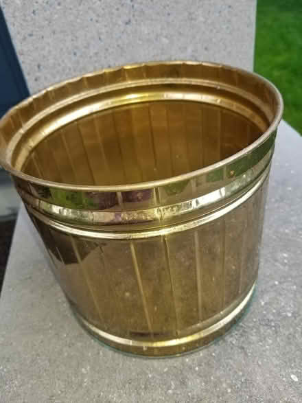 Photo of free Brass indoor plant pot (Centrepointe) #1