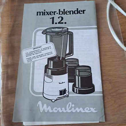 Photo of free Moulinex liquidiser/blender in full working order (Charminster BH8) #3