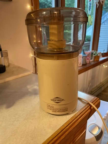 Photo of free West Bend food processor (West Billerica) #1