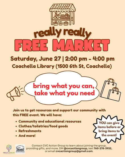 Photo of free Really Really Free Market (Coachella Library) #1