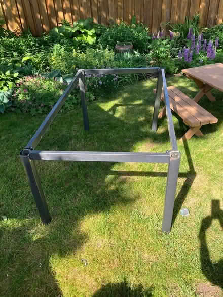 Photo of free Metal outdoor table frame (Hunt Club) #1