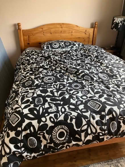 Photo of free Wooden double bed (Rusthall) #1