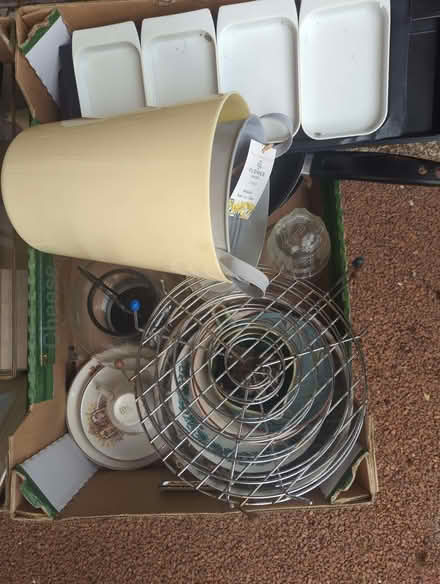 Photo of free Job lot car boot pots pans Glass display case (Harlaxton NG32) #2