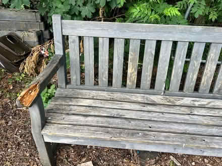 Photo of free 5 wooden benches (Dronfield S18) #3
