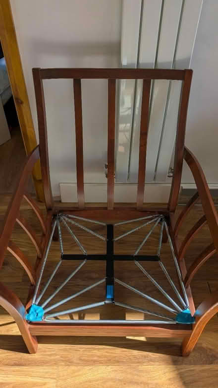 Photo of free X2 chairs for upholstery (Horsham) #4