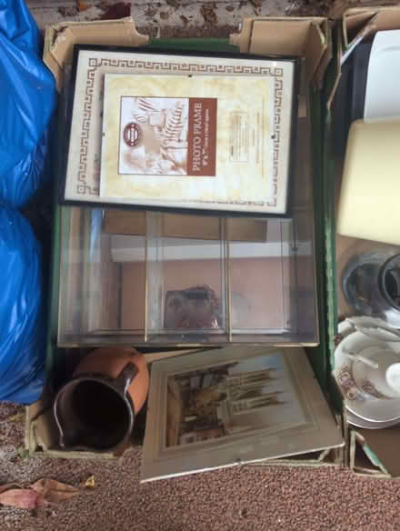 Photo of free Job lot car boot pots pans Glass display case (Harlaxton NG32) #1