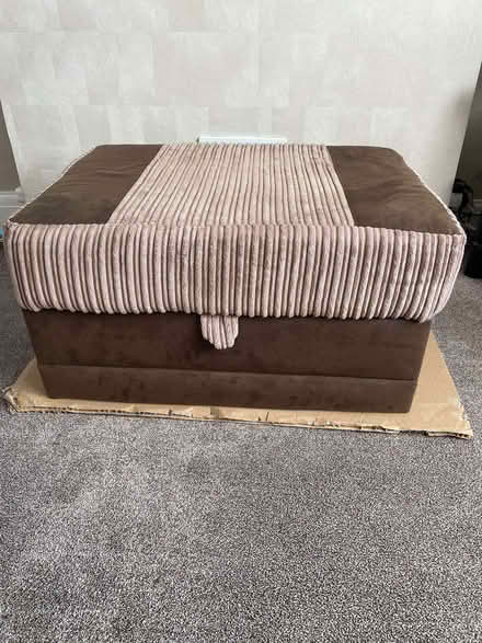 Photo of free Pouffe stool with storage (Bexleyheath DA7) #1