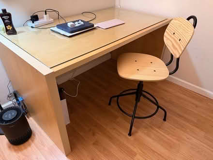 Photo of free IKEA Desk and chair (Sunnyvale (Wolfe)) #1