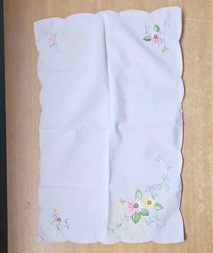Photo of free Two embroidered tray cloths (Elmstead BR7) #2
